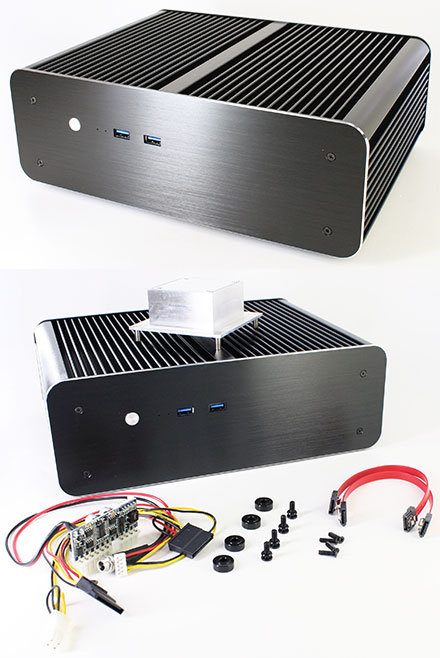 Akasa Euler MX Mini-ITX Geh�use (A-ITX25-M1B)